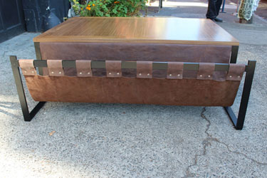 Walnut Coffee Table With Mag Sling